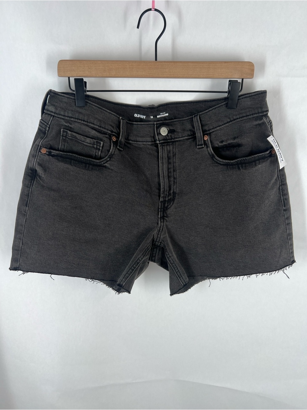 Old Navy Boyfriend Cutoff Denim Shorts – Size 12 NWT